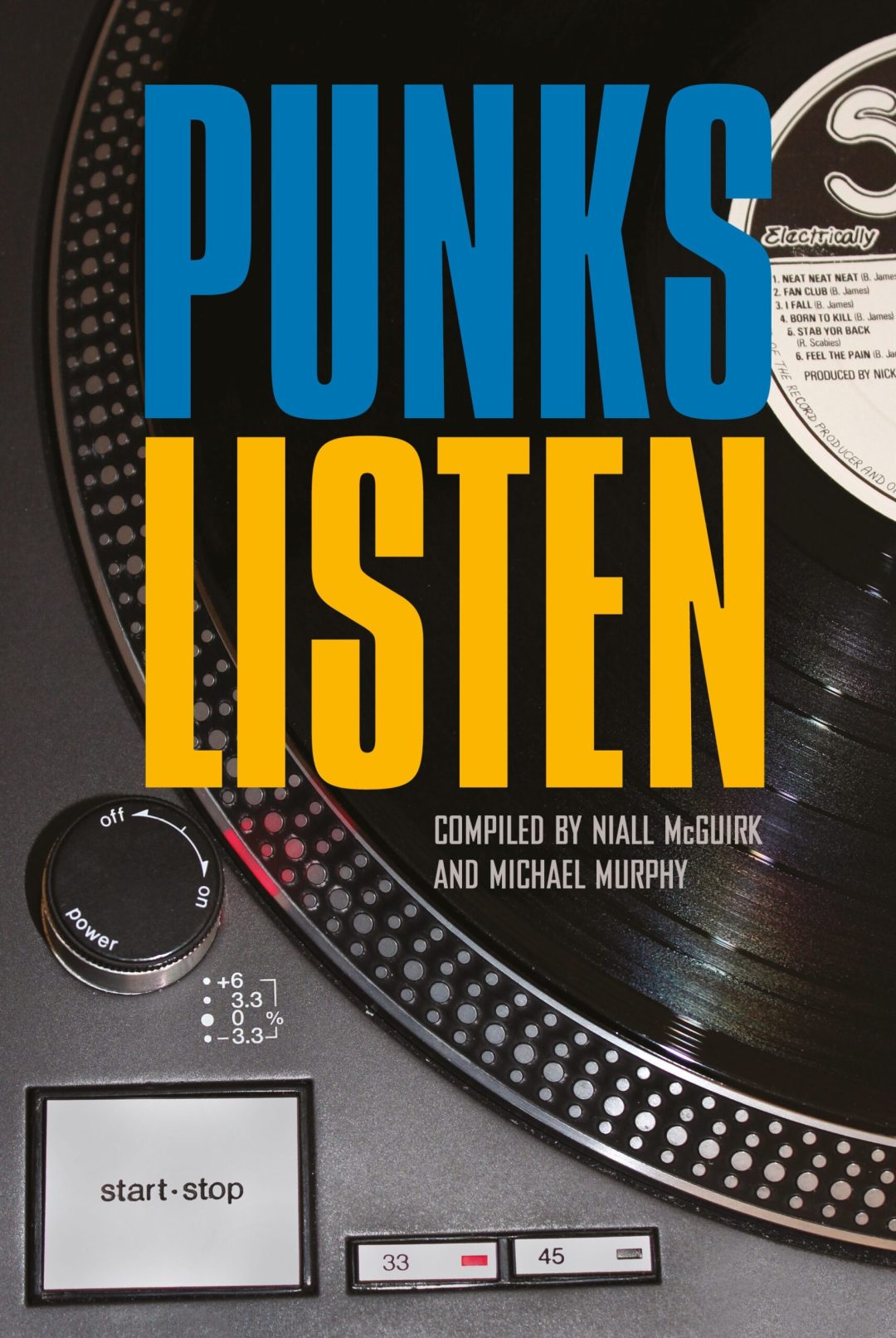 Punks Listen  book - cover art designed by Russ Bestley