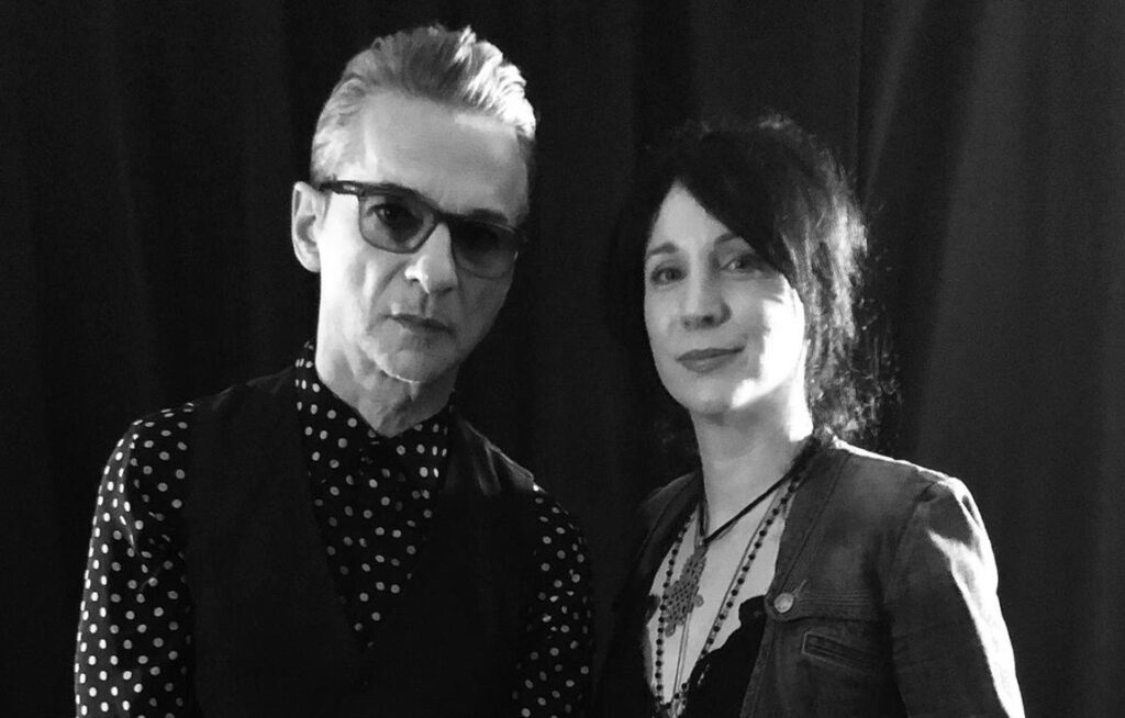 Dave Gahan, frontman of Depeche Mode with Brighton-based singer-songwriter Suzie Stapleton