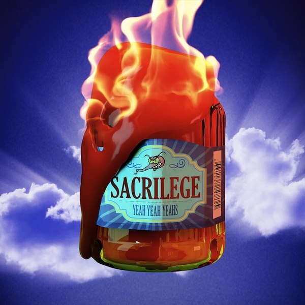 'Sacrilege' by Yeah Yeah Yeahs single cover art