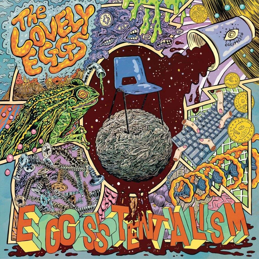 Cover Art for  Lovely Eggs album Eggistentialism